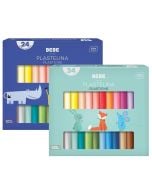 Plastelina 24 kolory BB Kids mix