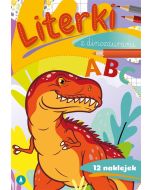 Literki z dinozaurami