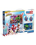 Puzzle 48 + 36 + Memo + 6 klocków Edukit Spidey
