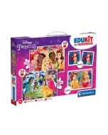 Puzzle 48 + 36 + Memo + 6 klocków Edukit Księżna