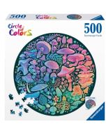 Puzzle 2D 500 Paleta kolorów. Grzyby