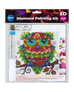 Diamentowa mozaika 5D - Owl 20x20 80862