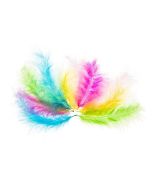 Piórka indycze 10-15cm pastelowe