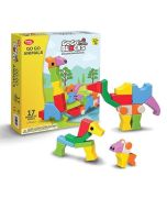 Klocki magnetyczne Zoo 17el