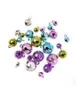 Dzwoneczki metalowe pastel 26szt