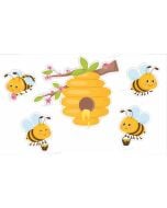 Dekoracje wiosna - Ul i pszczoły