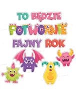 Duże dekoracje szkolne - Potwornie fajny rok XL