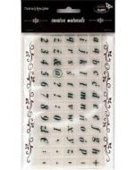 Stemple kreatywne alfabet