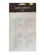 Obrączki akrylowe 16szt srebrne