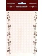 Półperełki 4mm 336szt białe