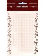 Półperełki 4mm 336szt perłowe