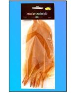 Piórka twarde jasnobrązowe 10szt