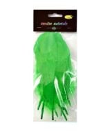 Piórka twarde jasnozielone 10szt