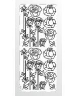 Stiker ażurowy czerwony