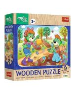 Puzzle drewniane 24 Poznaj Rodzinę Treflików TREFL