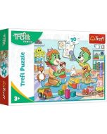 Puzzle 30 Radosna Rodzina Treflików TREFL