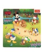 Puzzle mini drewniane - Mickey & Friends TREFL