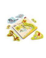 Puzzle drewniane Winnie The Pooh 12el TREFL