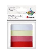 Wstążki satynowe 15mm/2m 6 kolorów