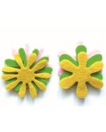 Stokrotki z filcu 6szt