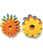 Kwiatki z filcu 6szt