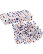 Kostka do gry kolorowe oczka 1.6cm