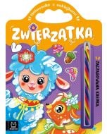 Malowanka z naklejkami Zwierzątka