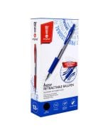 Długopis automatyczny Base czarny (12szt) MemoBe