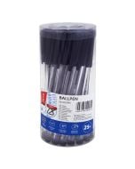 Długopis biurowy czarny tuba (25szt) MemoBe