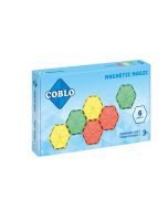 Klocki magnetyczne 6 płyt hexagon 14cm