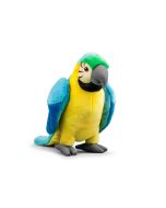 Pluszowa papuga niebieska