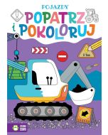 Popatrz i pokoloruj. Pojazdy