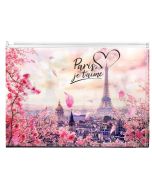 Koperta A4 PP z nadrukiem zip Take Me To Paris