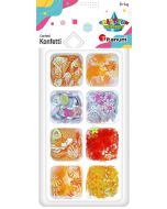 Konfetti Craft-Fun zestaw 8 wzorów 8x4g