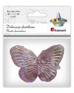 Dekoracje samoprzylepne motyle 80x62mm 2szt