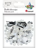 Zestaw do zrobienia biżuterii koraliki plastikowe