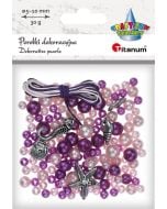 Zestaw do zrobienia biżuterii koraliki plastikowe