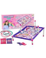 Gra zręcznościowa 2w1 Rzut woreczkiem i obręczą