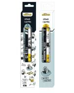 Ołówek z gumką 4szt Minionki