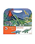 Układanka, gra magnetyczna, Dinozaury