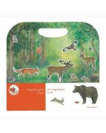 Układanka, gra magnetyczna, Las