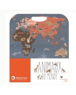 Duża układanka magnetyczna Zwierzęta Świata