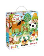 CzuCzu Wesołe puzzle Wieś 2+
