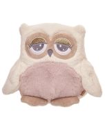 Sowa Abby kremowo-różowa 23cm