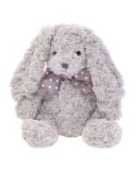 Królik Caramen szary z kokardą 28cm
