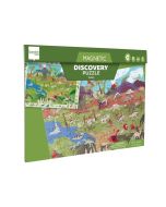Puzzle magnetyczne i gra 2w1 Dinozaury