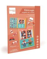 Układanka magnetyczna kształty i kolory Ubierz miś