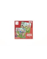 Puzzle magnetyczne 20x2 + książka Rycerze