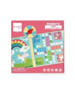 Gra magnetyczna Chińczyk ze spinnerem Jednorożce