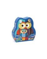 Dwustronne puzzle 39 XL Sowa "dzień i noc"